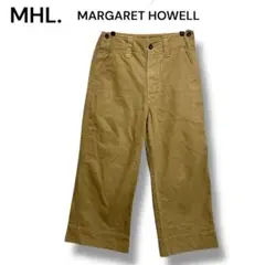 MHL. エムエイチエル チノパン ワイドパンツ カーキ サイズ1 S相当