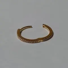STAR JEWELRY　K18 クリック フープ ピアス ￥104,500のサムネイル
