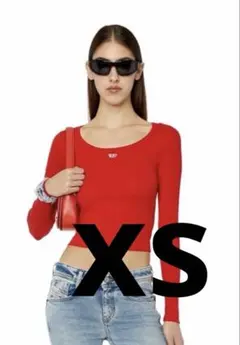 DIESEL T-Ballet-D Tシャツ ロンT XS 赤