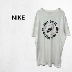 ナイキ NIKE JUST DO IT プリント Tシャツ ホワイト 白 Lのサムネイル