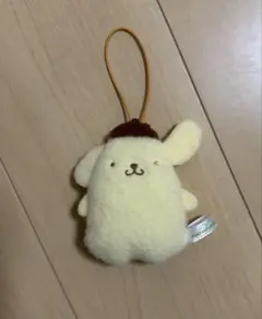 サンリオ　ふわもこワッペンこれくしょんマスコット　ポムポムプリン