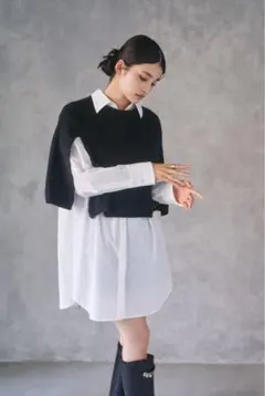 CONNSE シャツワンピース 新品　コンセ