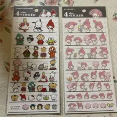 サンリオキャラクターズ　マイメロ　4サイズ ステッカー　2枚セット