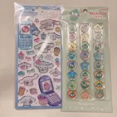 【正規品】シナモンロール ハンギョドン　シール 2枚セット