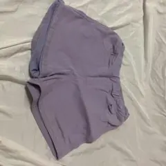紫色 ハーフパンツ ポケット付き
