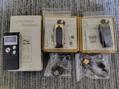 8GBVoice Recorder Bluetoothワイヤレスイヤホン 3点