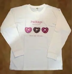 【新品未使用!!】ブランシェス ドーナツプリント長袖カットソー 160cm