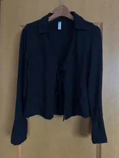 ZARA シャツ フレア袖 リボン付