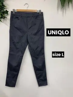 UNIQLO　カジュアルパンツ　Ꮮ　ダークグレー　HEATTECH