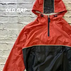 90s-00s OLD GAP ナイロン アノラックパーカー 黒 L テック - メルカリ