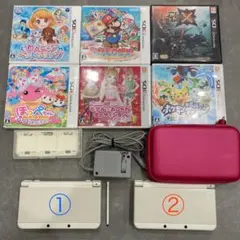 ニンテンドー3DS本体2台とゲームソフト6本セット