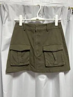 【着画あり】タイトスカート フロントポケット付き