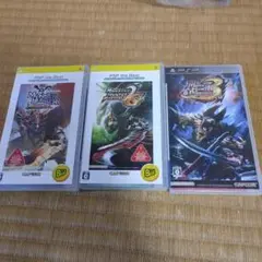 年末特価！モンスターハンター ポータブル 2nd G 他 3本セット