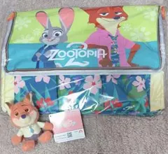 ズートピア　保温保冷BIGマルチバッグ ディズニー ぬいぐるみ ニック