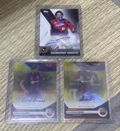 topps サインカード　3枚セット