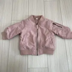 ピンク MA-1 スタイルジャケット 80cm 春 秋
