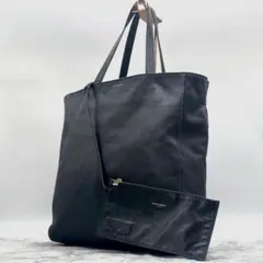 サンローラン パリ バーティカル トートバッグ 通勤 A4収納可 ポーチ付のサムネイル