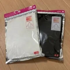 【新品】ユニクロヒートテックタートルネックM(白黒2枚セット)
