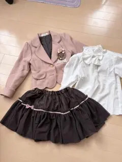 キッズ服 3点セット ジャケット・ブラウス・スカート