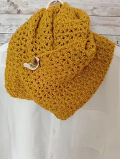 マフラー・ストール　手編み　　ハンドメイド