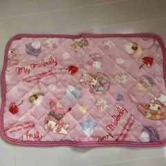 新品　未使用　タグ付き　マイメロ　まくらパッド　あったか　ふわふわ　43Ⅹ63㎝