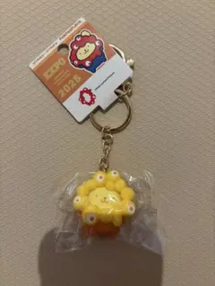 サンリオ　ミャクミャク　立体マスコット 推しカラー　キーホルダー　ポムポムプリン