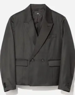 ブラック ストライプ テーラードジャケット