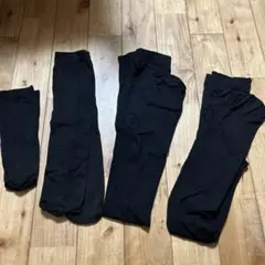 レディース　アツギ他　ブラックタイツ ソックス　4点まとめ売り