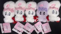 【新品未使用】エスターバニー リボンハート マスコット ホワイト パープルセット