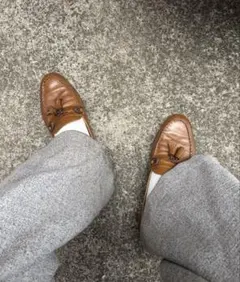 美品 gravis グラビス タッセルローファー ブラウン 24.5cm - メルカリ