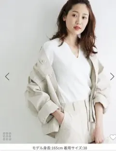 五分丈薄手ニット