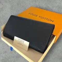 【美品】ルイヴィトン エピ ポルトフォイユトレゾール 黒 ブラック 二つ折り財布 2025年最新】ヴィトン エピ 二つ折り財布の人気アイテム - メルカリ