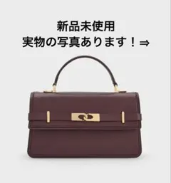 CHARLES & KEITH　ベルトトップハンドルバッグ