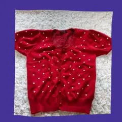 隠れハート♡あり？新品未使用 INGNI 半袖カーディガン 隠れハート付き