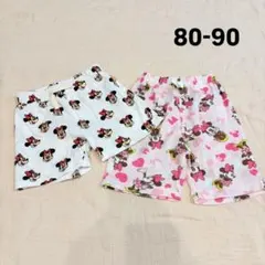 西松屋しまむら ディズニー ミニー ベビー ハーフパンツ ステテコ ルームウェアのサムネイル