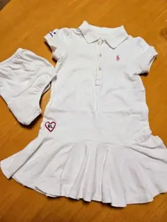 Ralph Lauren ポロラルフローレン フリル付 ポロワンピース 90㎝