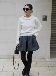 フラワー ニット