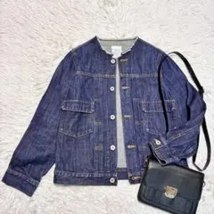 アーバンリサーチ ノーカラーデニムジャケット URBANRESEARCH