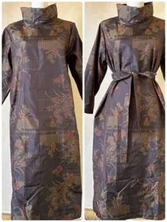 ♡着物リメイク♡大島紬チュニック‪ෆ ̖́-‬