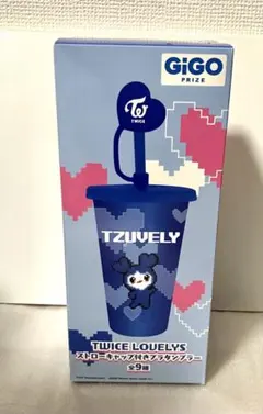 GIGO TWICE LOVELYS ストローキャップ付きプラタンブラー　ツウィのサムネイル
