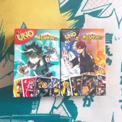 ２点セット 新品未開封 マクドナルド 僕のヒーローアカデミア UNO 緑谷 轟
