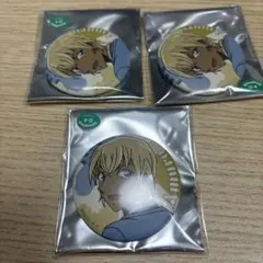 名探偵コナン　キャラバッジコレクション　安室　3点