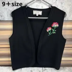 女裝 Micalady 米卡蕾迪 黑色針織背心 9號