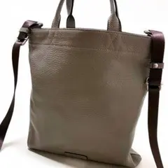 WAKO 和光 トートバッグ ショルダーバッグ 2way A4収納 ロゴ 美品のサムネイル