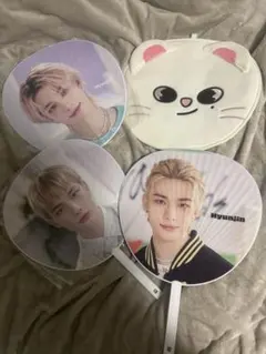 straykids ヒョンジン うちわ うちわケース セット