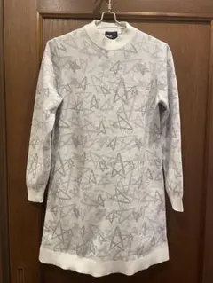新品 PING 長袖 フルジップワンピース LL 紺 送料込み2wayストレッチ