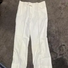 H. Lugnarelli ホワイト　白　スラックス　パンツ