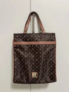 【極美品】 CHRISTIAN OLIVIER 縦型トートバッグ　モカ×ピンク系のサムネイル