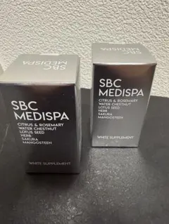 SBC MEDISPA ホワイトサプリメント 30粒 2箱セット - メルカリ