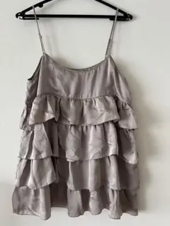 PourLaFrime プーラフリーム フリル キャミソール